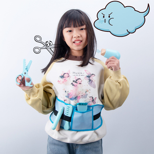 New Design Wooden Pretend Cut Hair Play Set Children Role Play As Barber Cosmetic Dresser <strong>Toy</strong> <strong>for</strong> 3 <strong>4</strong> 5 <strong>Year</strong> <strong>Old</strong> <strong>Girls</strong> and Boys - Product Image 3