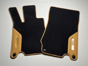 Tapis de sol en cuir pour voitures entièrement fermées - Applicable aux Cayenne Coupé, 911, Panamera, Macan, 718 - Product Image 1