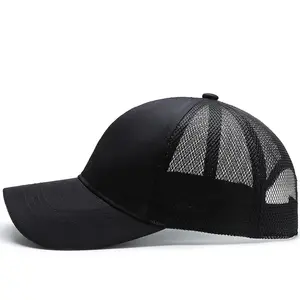 Wholesale Custom Cheap Baseball Cap Sports For Man Trucker Running Golf Knitted Camping Mesh Ball Fashion Caps