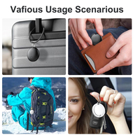 Localisateur intelligent certifié MFi, mini dispositif anti-perte, suivi GPS pour Apple, porte-clés, bagages, portefeuille
