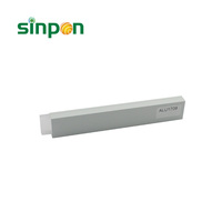 Diffuseur de bande Led étanche en U, facile à découper, serré et monté sous le meuble, profil en aluminium, avec vis et Clips de fin
