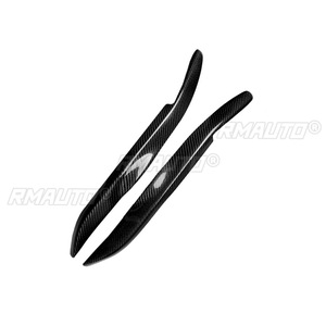 1 par de cubiertas de fibra de carbono real para faros delanteros de coche, para Subaru Legacy 2006 2007 2008, accesorios para coche - Product Image 2