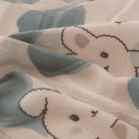 Tissu numérique floral en polyester et coton, doux et respirant, pour la literie, les rideaux, les coussins, les vêtements pour enfants et les jupes