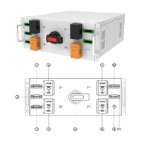 Batterie LiFePO4 ESS 30K-125K 100-261KWH tout-en-un avec onduleur intégré pour raccordement au réseau et hors réseau