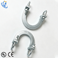 Connecteur d'angle sismique galvanisé à chaud UTT18 pour installation rapide sur site pour les projets de renforcement sismique des conduites d'incendie