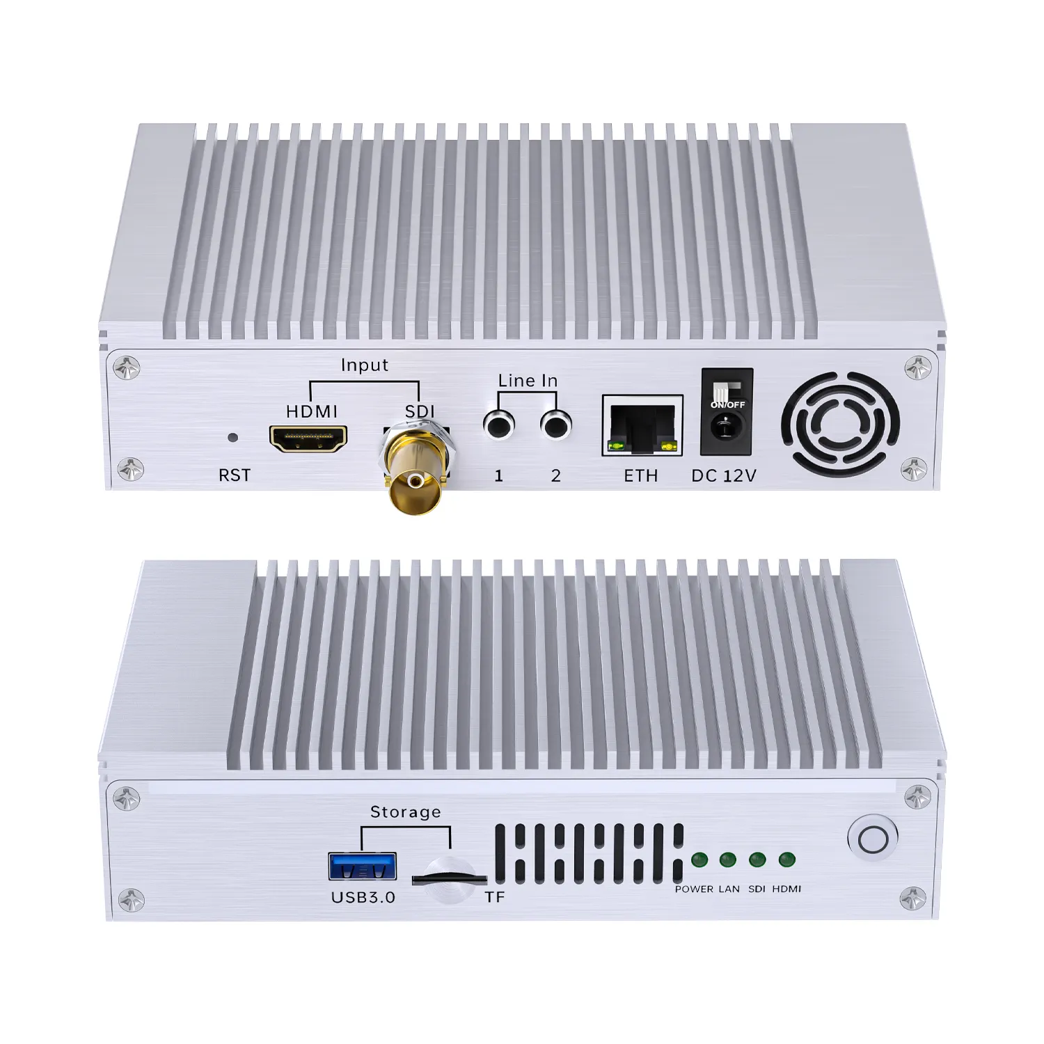 4 K60 H.265 HDMI SDI Video Encoder HEVC H.264 AVC HDMI zu IP Video Streamer RTMP SRT Live Streaming Encoder