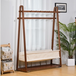 Estante para colgar ropa, colgador de ropa portátil, estante organizador con bolsa de almacenamiento - Product Image 2