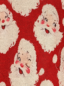 Suéter de punto con estampado de Papá Noel para mujer, suéter grueso con cuello en V y manga larga para invierno, jersey acogedor para las fiestas - Product Image 5