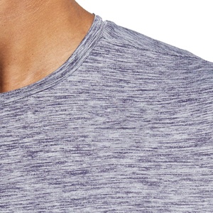 T-shirt de sport pour homme, coupe ajustée, tissé, manches courtes, pur coton, respirant, séchage rapide, décontracté, confortable, imprimé numérique, vente en gros - Product Image 6