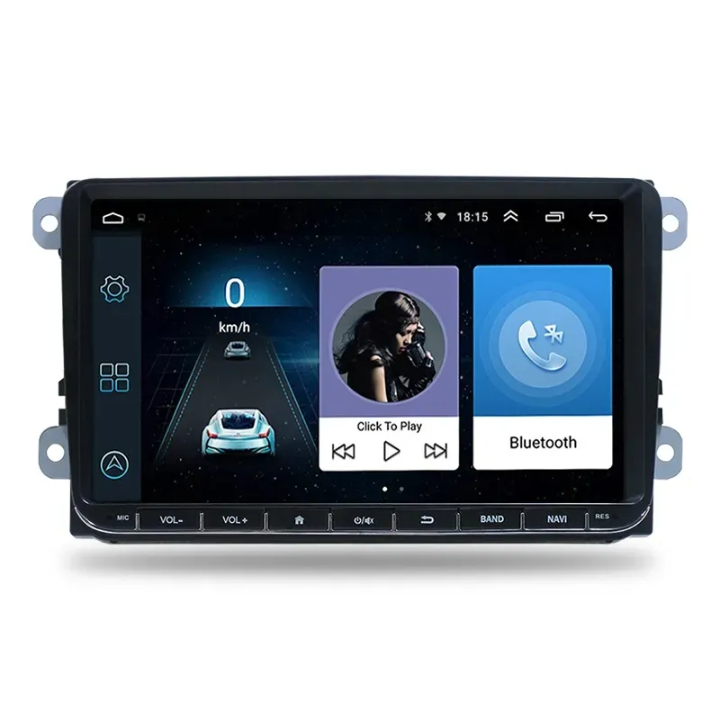Radio con GPS para coche, reproductor de DVD con Android, 9 pulgadas, doble 2 + 32G, 2 DIN, vídeo estéreo, wifi, pantalla táctil