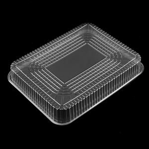 ถาดโชว์อาหารพรีเมียมใสระดับคริสตัล สำหรับอาหารกูร์เมต์ ชีส ชาร์กูเตอรี ซูชิ ของหวาน ภาชนะพลาสติกใสพิเศษ - Product Image 3