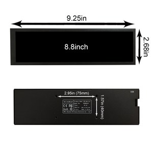 Vssdisplay 1920x480 8.8 inch màn hình <span class=keywords><strong>LCD</strong></span> Dải Bar IPS 9pin USB Màn hình <span class=keywords><strong>LCD</strong></span> di động cho <span class=keywords><strong>DIY</strong></span> Sub màn hình, PC trường hợp hiển thị - Product Image 2