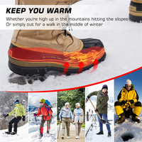 Semelles chauffantes électriques Dr.Warm Winter OEM 2200mah avec batterie rechargeable
