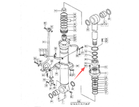 Pièces d'origine Hitachi 0643016 Soupape de purge de cylindre Hitachi EX225 ZX870LCR-5B EX2500-5 EX3600-5A Pièces hydrauliques pour excavatrice