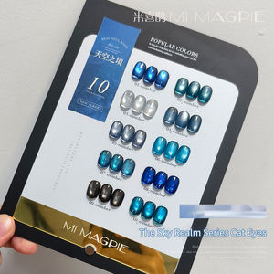 Cat Eye Long Lasting OEM/ODM Private Label <b>Nail</b> Supplies Chameleon Cat Eye Gel Polish AILANUO 10 Colors Flash Gel Polish - Product Image 4