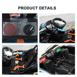 Running Track F1 Style Cuatro ruedas <span class=keywords><strong>Go</strong></span>-Kart eléctrico Carga rápida 36 km/h Pedal eléctrico <span class=keywords><strong>Go</strong></span> Kart para niños - Product Image 2