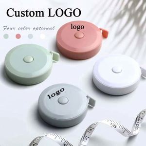 Ruban à mesurer rétractable en plastique souple de 60 pouces avec bouton-poussoir, idéal pour les cadeaux religieux et promotionnels - Product Image 1