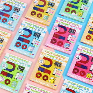 Ensemble de jeu magnétique 1000 pièces, jouets magnétiques éducatifs pour enfants, éducation scientifique, formes géométriques, contrôle manuel, unisexe - Product Image 2