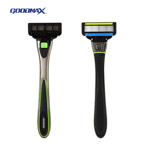 Maquinilla de Afeitar Manual Goodmax Windrunner de 5 Cuchillas, Negra y Verde, Totalmente Lavable, Ligera (39g), para Hombre - Product Image 5