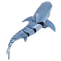 Juguete de Tiburón RC en Oferta, Flexible, 2.4G, 20 Minutos de Autonomía, Simulación Eléctrica, Motor Resistente al Agua, Juguete de Animal RC para Niños