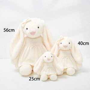 Cartoon Langorenige Konijnenknuffel 40cm 16inch Paascadeaus Zachte Katoenen Pluche Speelgoed Meerdere Kleuren Bulk Verpakt PP Vulling - Product Image 3