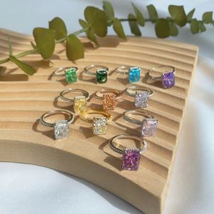 Meilleur Choix : Bague de Mariage et Fiançailles en Argent S925 avec Diamants et Zirconiums 8A pour Femme – Bijou de Mode Raffiné - Product Image 6