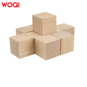 WOQI fatti a mano quadrati incompiuti blocchi di legno naturale per l'artigianato, intaglio e <span class=keywords><strong>fai</strong></span> <span class=keywords><strong>da</strong></span> <span class=keywords><strong>te</strong></span> progetti di arredamento per la casa - Product Image 4