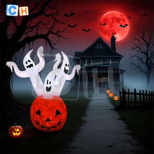 <span class=keywords><strong>Fantasma</strong></span> Pirata Inflable Gigante, Mascota Espeluznante Inflable para Publicidad, para Halloween, <span class=keywords><strong>Casa</strong></span> Embrujada - Product Image 2