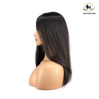 Topper capillaire à double base mono avec clip, en cheveux humains vierges chinois, couleur naturelle