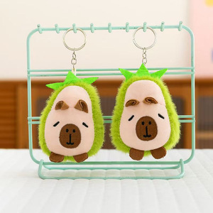 Lindo colgante de peluche de fibra de poliéster de 4 pulgadas, llavero de dibujos animados, figura de muñeco, venta al por mayor y adorno para mochila - Product Image 2