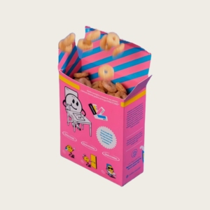 Prix de gros <span class=keywords><strong>d</strong></span>'usine Boîte à collation imprimée personnalisée Boîte à flocons <span class=keywords><strong>d</strong></span>'avoine de couleur Emballage pour aliments Boîte en papier de qualité alimentaire Hot Seller - Product Image 3