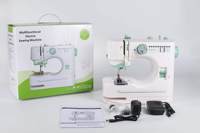 Machine à coudre électrique portable mini 520, 12 points intégrés, multifonctionnelle, pour débutants
