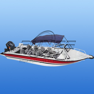 Bateau à coque en aluminium rapide de 23 pieds/7 m avec moteur, 12 passagers, pour le travail aquatique, la pêche et le chargement, bateau rapide à vendre, yacht de luxe - Product Image 5