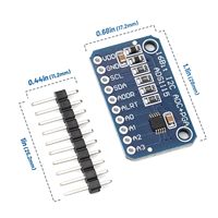 Module de développement de détection de tension I2C avec convertisseur analogique-numérique (ADC) haute précision ADS1115 16 bits et ADS1015 12 bits