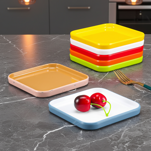 Platos de Comida Irrompibles al por Mayor, Platos para Servir, Vajilla Moderna de Melamina para <span class=keywords><strong>Restaurante</strong></span> - Product Image 1