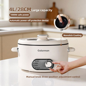 <span class=keywords><strong>Olla</strong></span> Eléctrica <span class=keywords><strong>de</strong></span> Gran Capacidad Yuedisi con Control <span class=keywords><strong>de</strong></span> Termostato Automático, Fácil <span class=keywords><strong>de</strong></span> Usar, Antiadherente, con Tapa <span class=keywords><strong>de</strong></span> Vidrio - Product Image 5