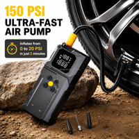 Nouveau Démarreur de Voiture Robuste 2000A 2026 avec Batterie 12V 10000mAh, Compresseur d'Air 150PSI et Écran LCD Certifié CE/FCC