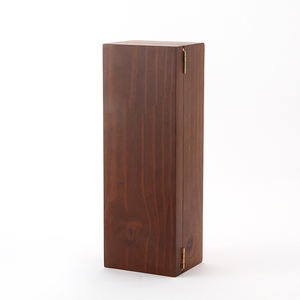 Boîte de rangement certificat bijoux Rectangle multi-fonction avec couvercle feuille de bois massif décoration de la maison moderne - Product Image 1