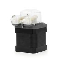 Pompe péristaltique miniature LEFOO de qualité alimentaire 24V, 200 ml/min, trois rouleaux pour la distribution et le dosage de produits alimentaires et de boissons