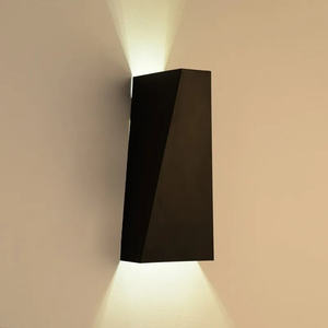 New Style 1-<b>Light</b> Metal Led <b>Lights</b> Dimmable Sconce <b>Light</b> Modern Matte Black Wall Lamps <b>for</b> <b>Patio</b> Front Door - Product Image 4
