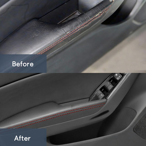 Panel de Puerta de Cuero para Mazda3 2014-2018, Kit de Renovación Interior de Microfibra Auténtica - Product Image 2
