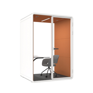 High Quality Soundproof Phone Booth Single Seater Acoustic Working Pod Indoor Private Office Cabin Customizable - Product Image 2