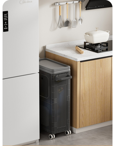 Contenedor plegable de lujo Ropa de lujo Lavandería sucia Cestas de almacenamiento de plástico con asa para almacenamiento de bebé Limpieza de baño - Product Image 2