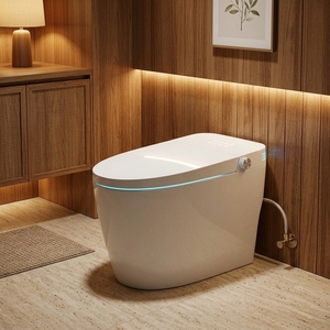 990 <span class=keywords><strong>Toilette</strong></span> intelligente de haute qualité avec réservoir, commande vocale IA avancée, fonctionnement mains libres automatique, séchage à l'air, veilleuse et bouclier en mousse - Product Image 2