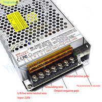 Fuente de alimentación metálica WM-150S-12 AC110V 220V para máquinas expendedoras de garras, máquinas recreativas operadas con monedas y sistemas de conmutación