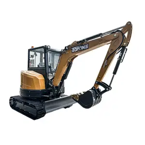 Topone te35 Trái Đất di chuyển máy móc 3.8t Mini towable Digger máy xúc