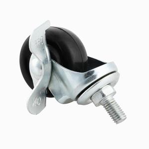 Rueda Universal Ajustable <span class=keywords><strong>para</strong></span> <span class=keywords><strong>Muebles</strong></span> <span class=keywords><strong>con</strong></span> <span class=keywords><strong>Freno</strong></span>, Diseño Industrial, Capacidad de Carga de 65 kg, <span class=keywords><strong>Freno</strong></span> de Tornillo - Product Image 1