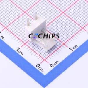 VH-2AW Wire-to-Board Pin Header Bent Lead Through Hole,P=3.96mm Connector 1x2P 3.96mm Right Angle Insert VH - Product Image 1