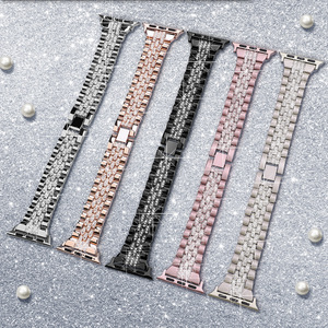Pulsera <span class=keywords><strong>de</strong></span> Metal <span class=keywords><strong>de</strong></span> oro rosa para <span class=keywords><strong>Apple</strong></span> <span class=keywords><strong>Watch</strong></span>, brazalete <span class=keywords><strong>de</strong></span> 38mm y 40mm para iWatch <span class=keywords><strong>Series</strong></span> - Product Image 1