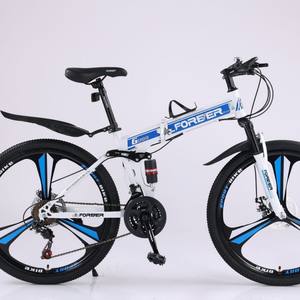 Vélo adulte Shanghai vélo pliant de <span class=keywords><strong>cross</strong></span>-<span class=keywords><strong>country</strong></span> pour hommes et femmes avec frein à disque à vitesse variable pour étudiants navetteurs - Product Image 3